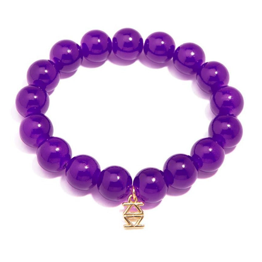 Glass Bead Stretch Bracelet - Quirks!