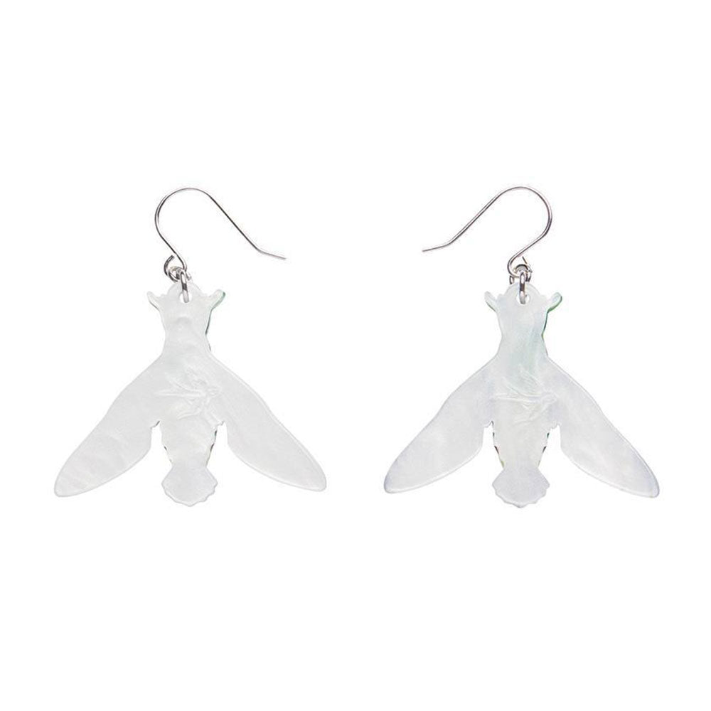 Glimmer the Hawk Moth Drop Earrings by Erstwilder image 1