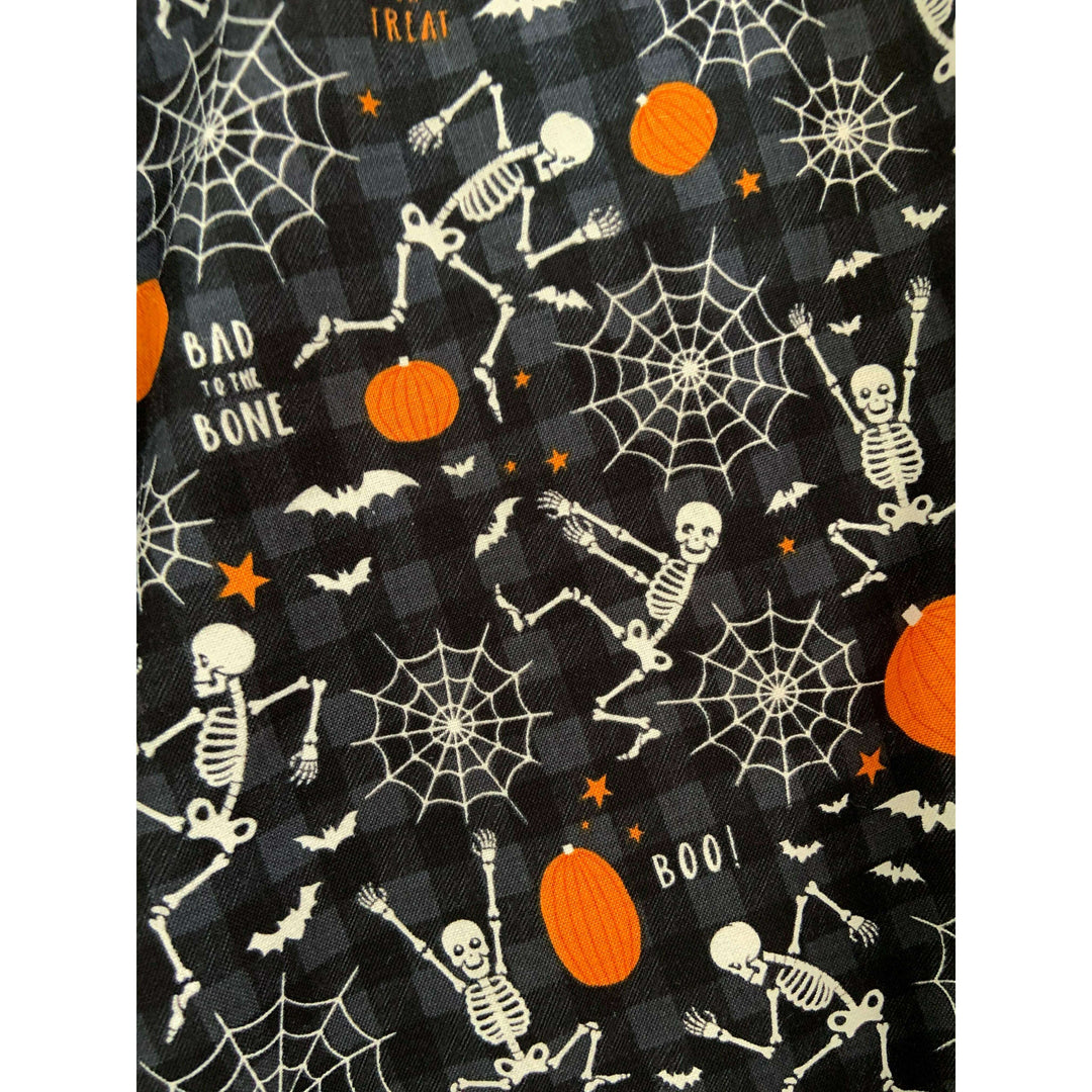 Glow in the Dark Dancing Bones Skater Skirt