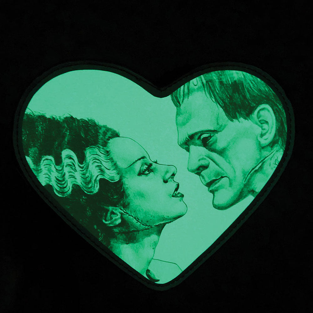 Glow In The Dark Heart Shape Frank W/ Bride Wristlet by Book Bags