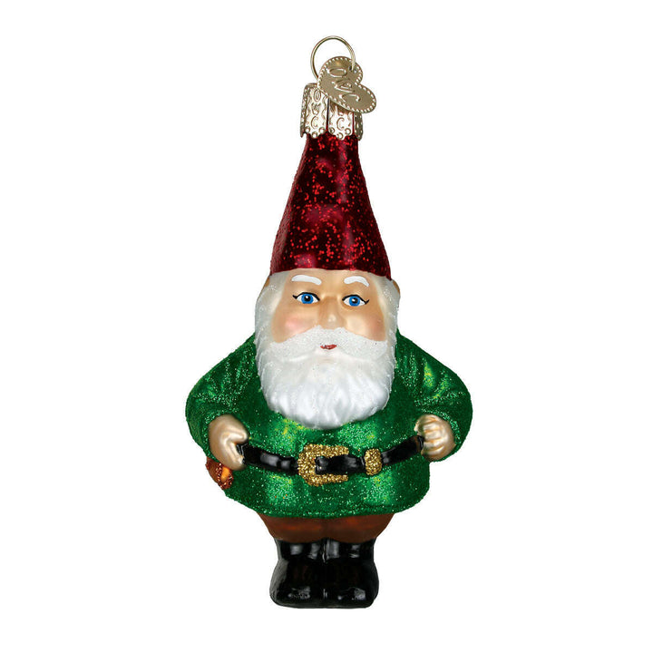 Old World Christmas Gnome Blown Glass Ornament