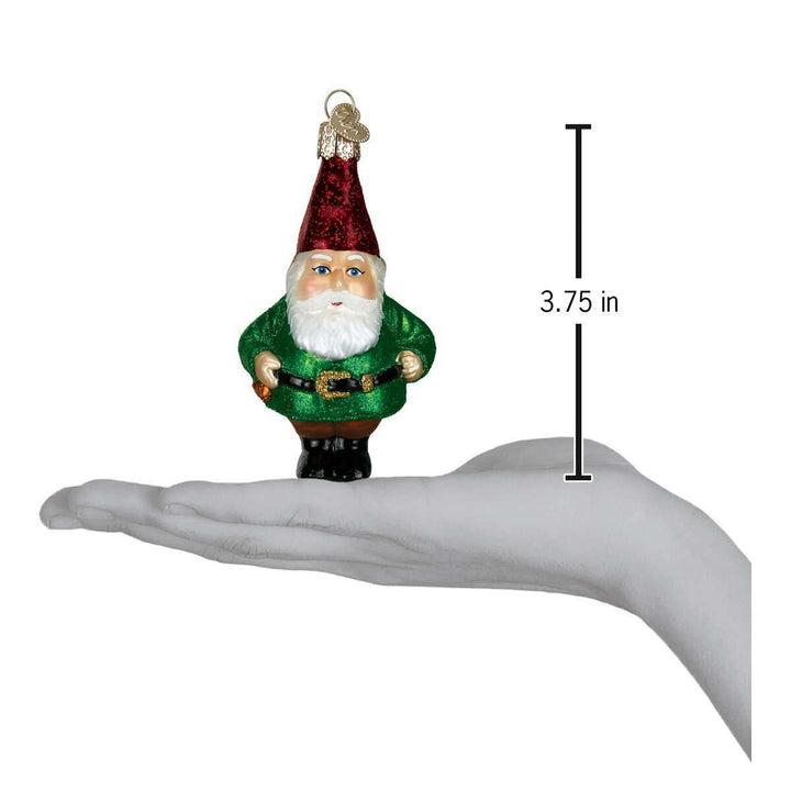 Old World Christmas Gnome Blown Glass Ornament