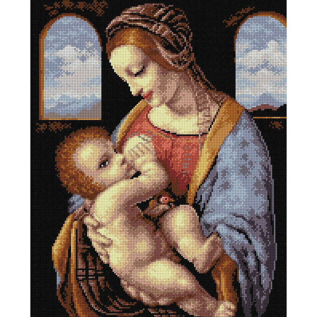 Gobelin canvas for halfstitch without yarn after Leonardo Da Vinci - Madonna Litta 2210M
