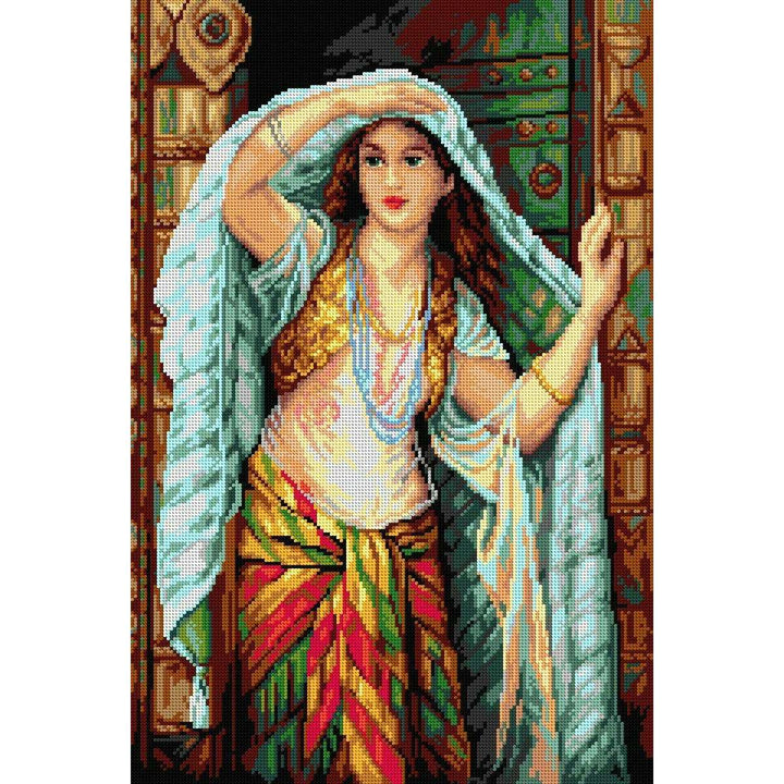 Gobelin canvas for halfstitch without yarn after William Clark Wontner - Lady of Baghdad 2970Q