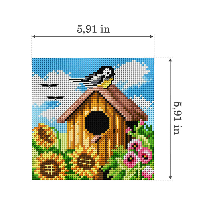 Gobelin canvas for halfstitch without yarn Four Seaseons - Summer 2306D