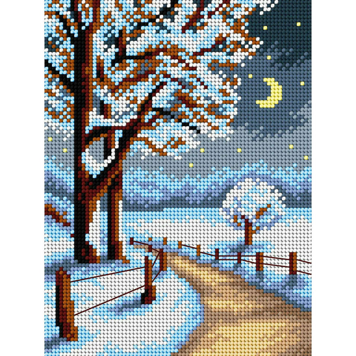 Gobelin canvas for halfstitch without yarn Four season - Winter 3470F