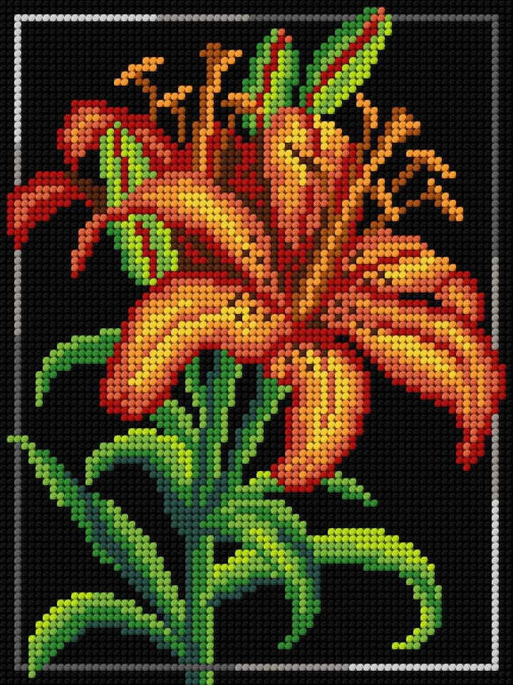 Gobelin canvas for halfstitch without yarn Lily 3051F