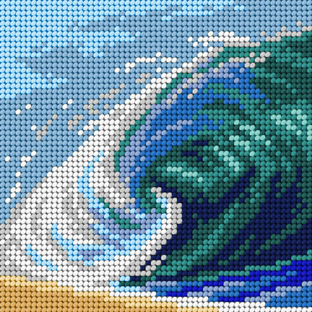 Gobelin canvas for halfstitch without yarn Wave 3535D