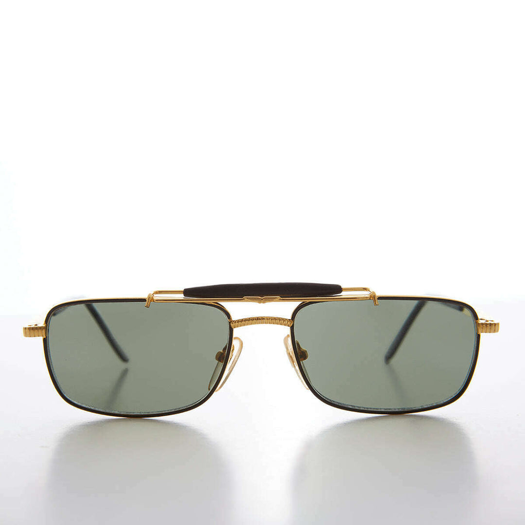 Gold 90s Vintage Pilot Sunglass - Kit