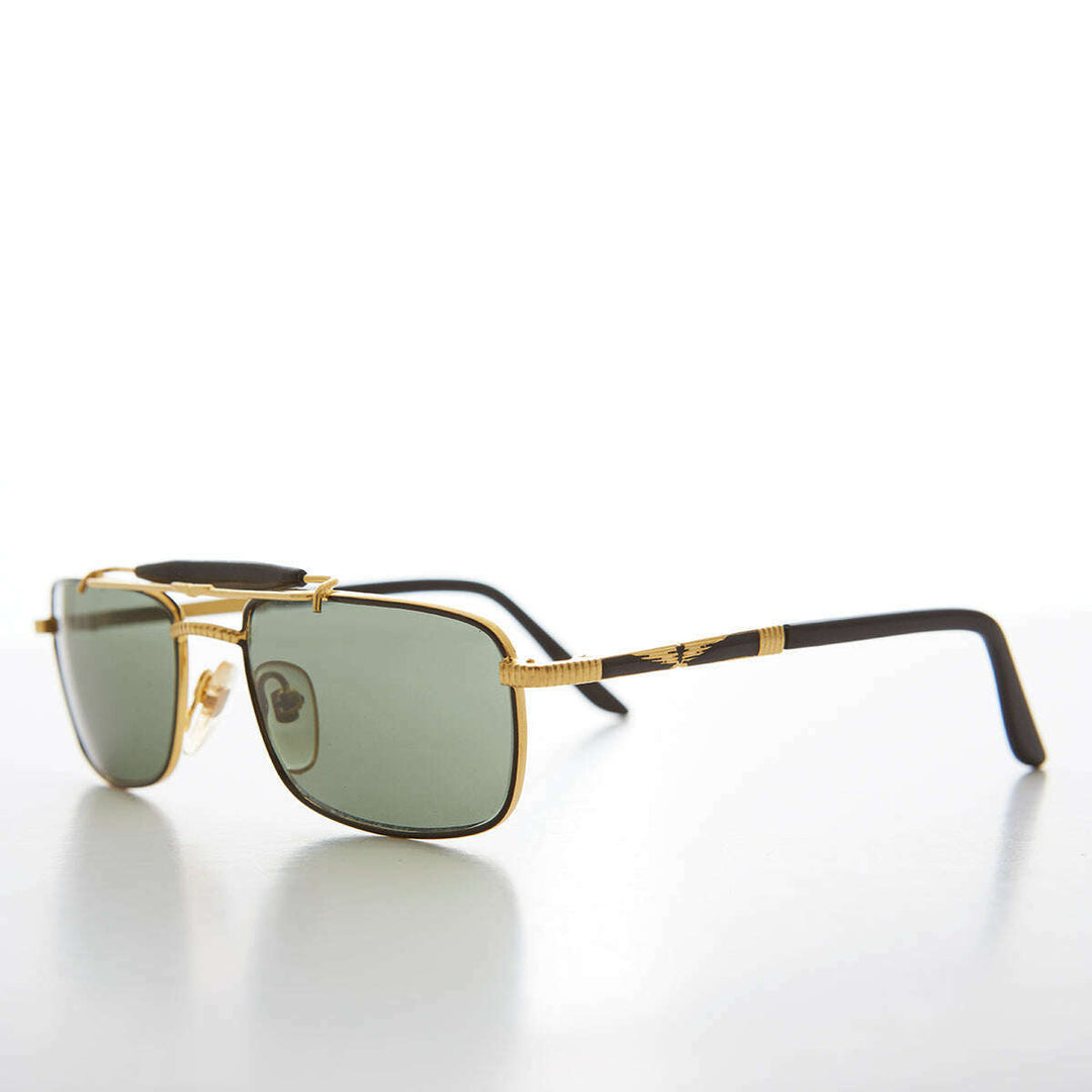 Gold 90s Vintage Pilot Sunglass - Kit