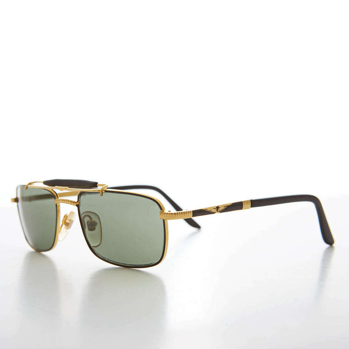 Gold 90s Vintage Pilot Sunglass - Kit