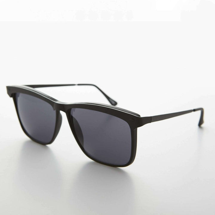 Gold Brow Line Vintage Sunglasses - Spinderella