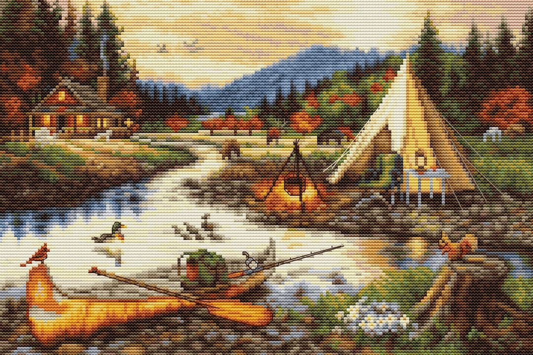 Gold Creek BU5021L Counted Cross-Stitch Kit