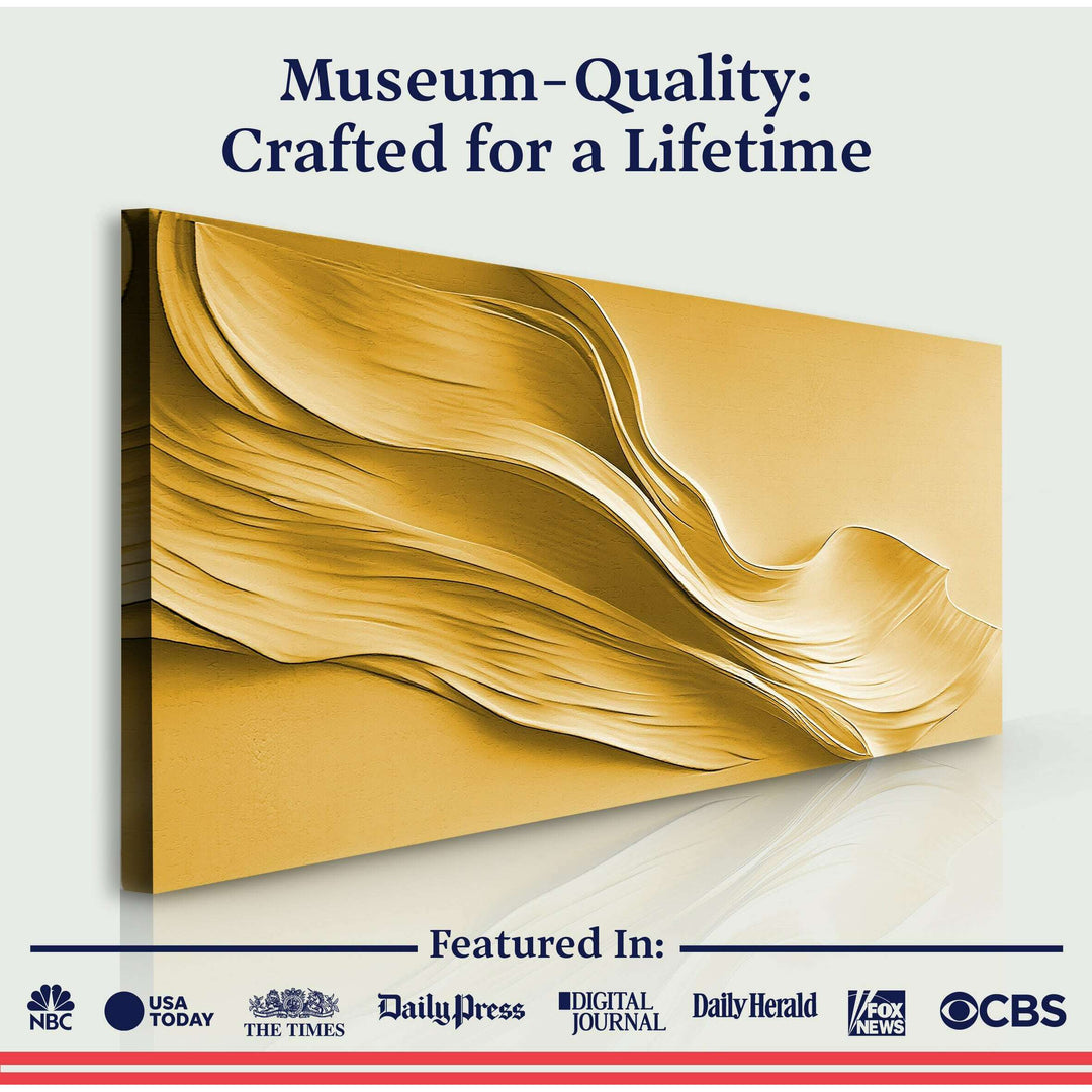 Gold Minimalist Wall Art II