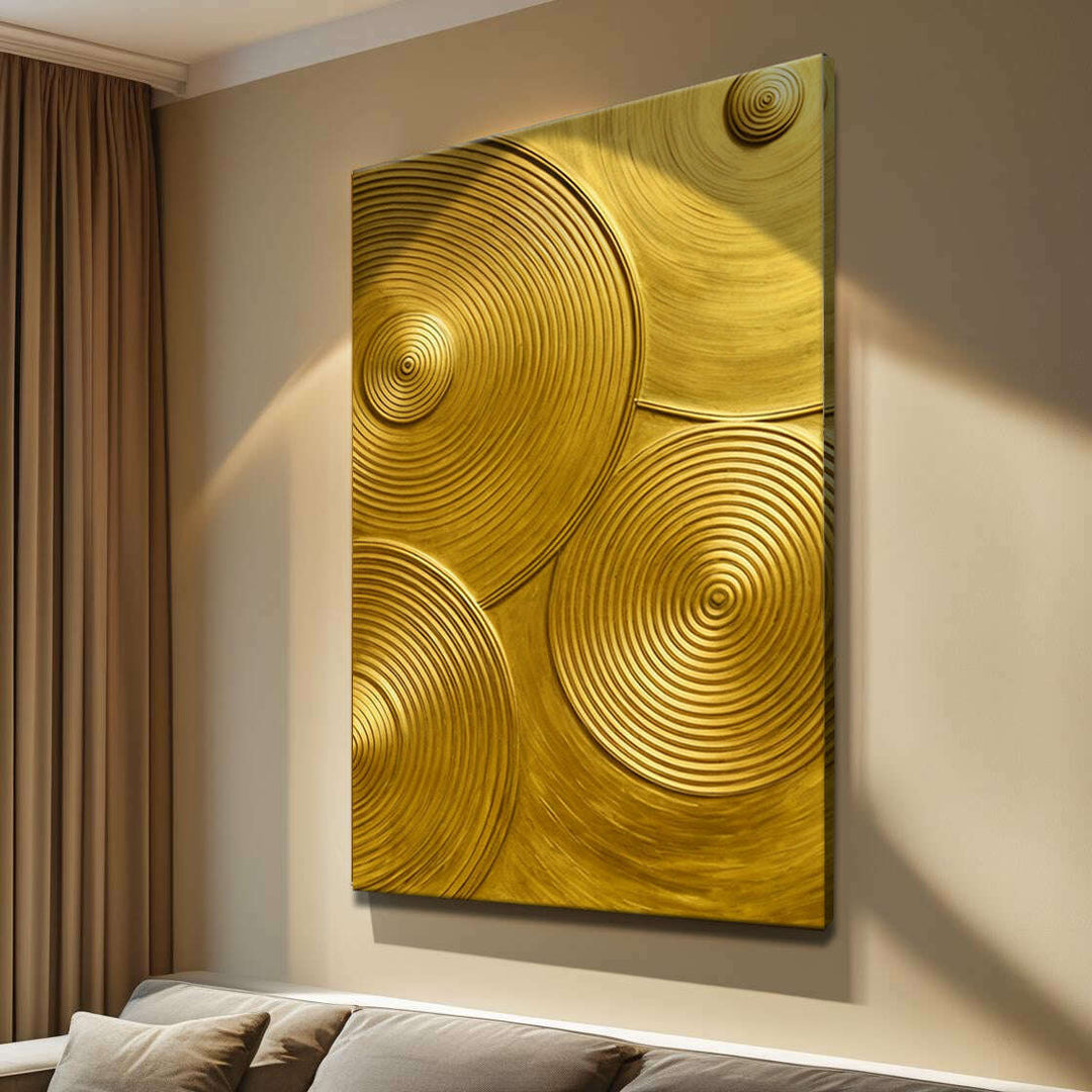 Gold Symphony Wall Art