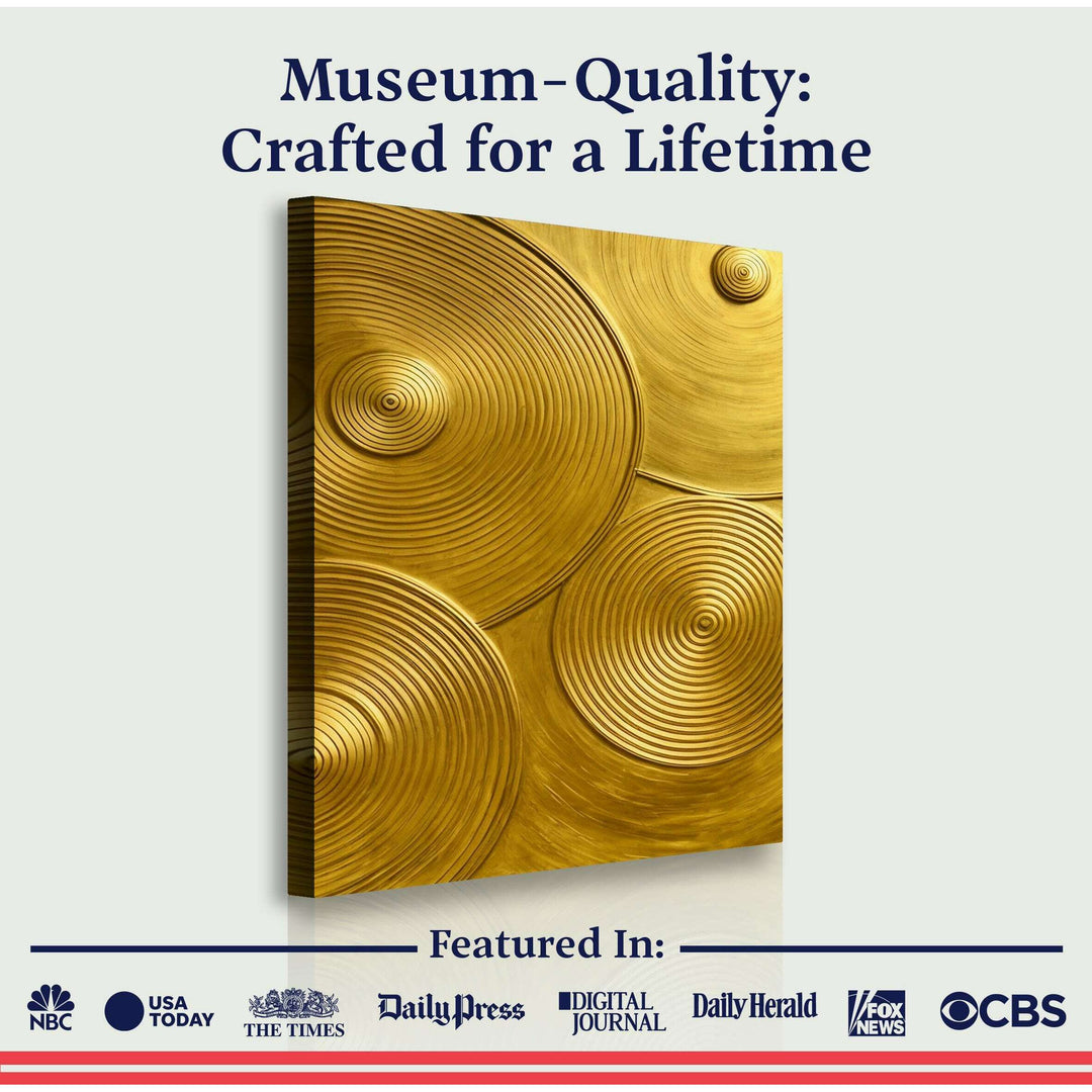 Gold Symphony Wall Art
