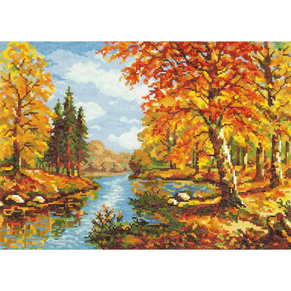 Golden Autumn 45-02 Counted Cross-Stitch Kit