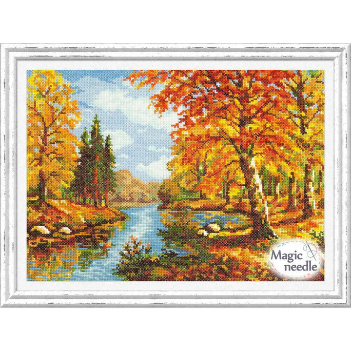 Golden Autumn 45-02 Counted Cross-Stitch Kit