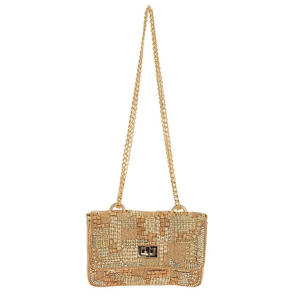 Golden Idol Crossbody/Shoulder Handbag by Mary Frances image 6