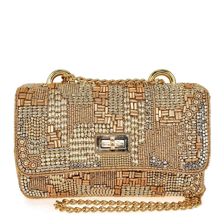 Golden Idol Crossbody/Shoulder Handbag by Mary Frances image