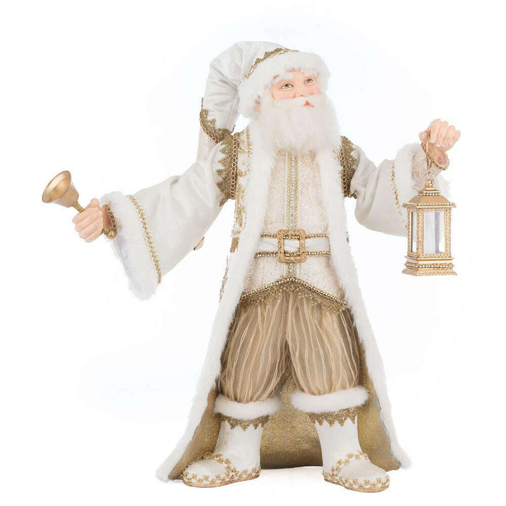 Golden Leaf Santa Tabletop by Katherine's Collection image