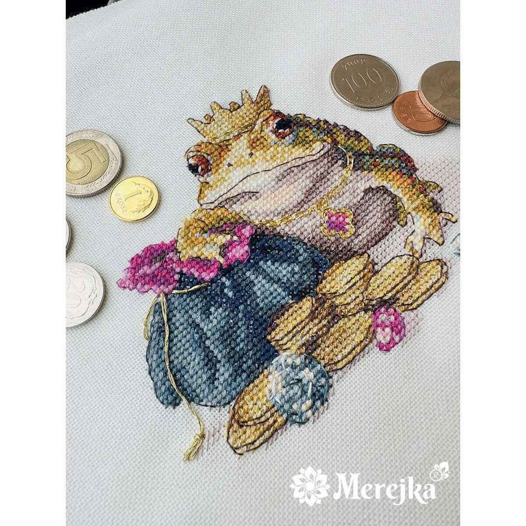 Golden Toad K-280A Counted Cross-Stitch Kit