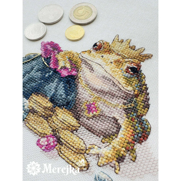 Golden Toad K-280A Counted Cross-Stitch Kit