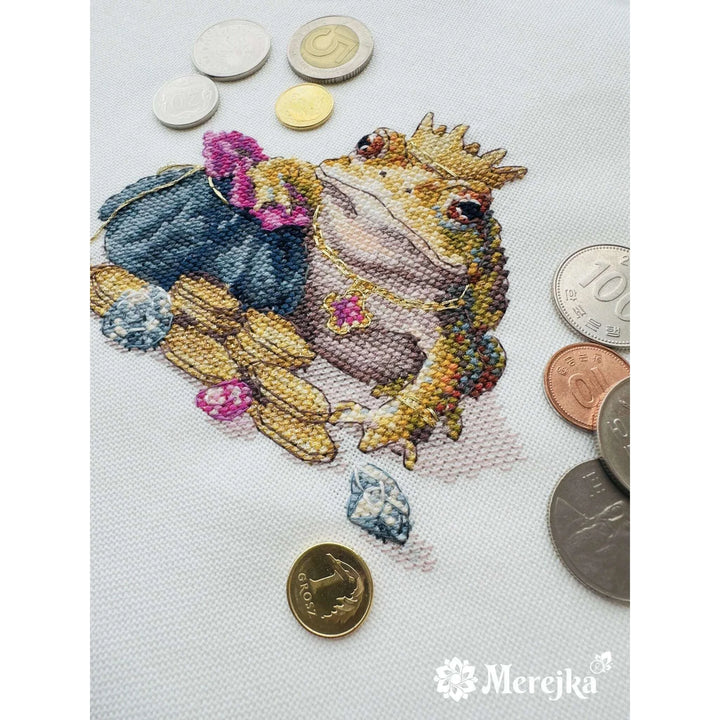 Golden Toad K-280A Counted Cross-Stitch Kit