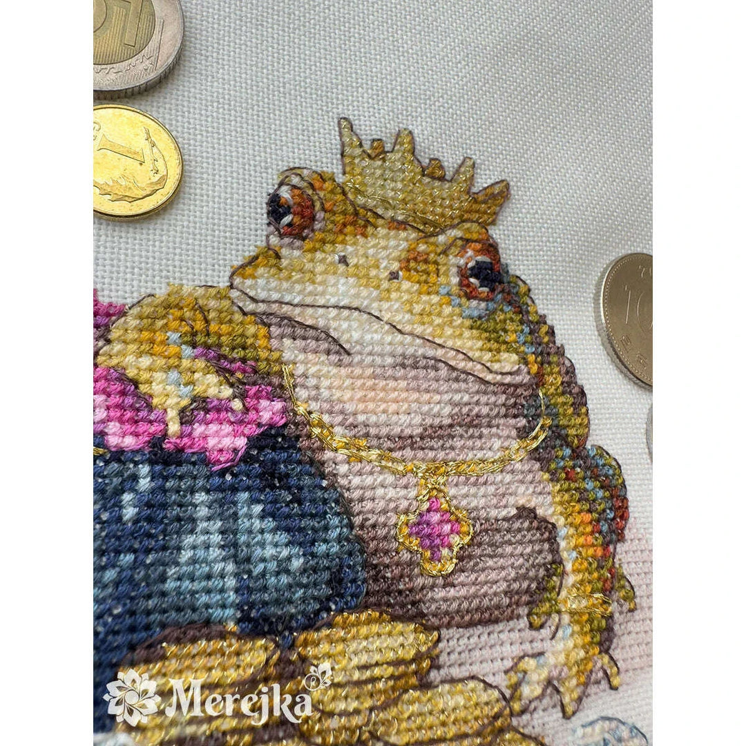Golden Toad K-280A Counted Cross-Stitch Kit