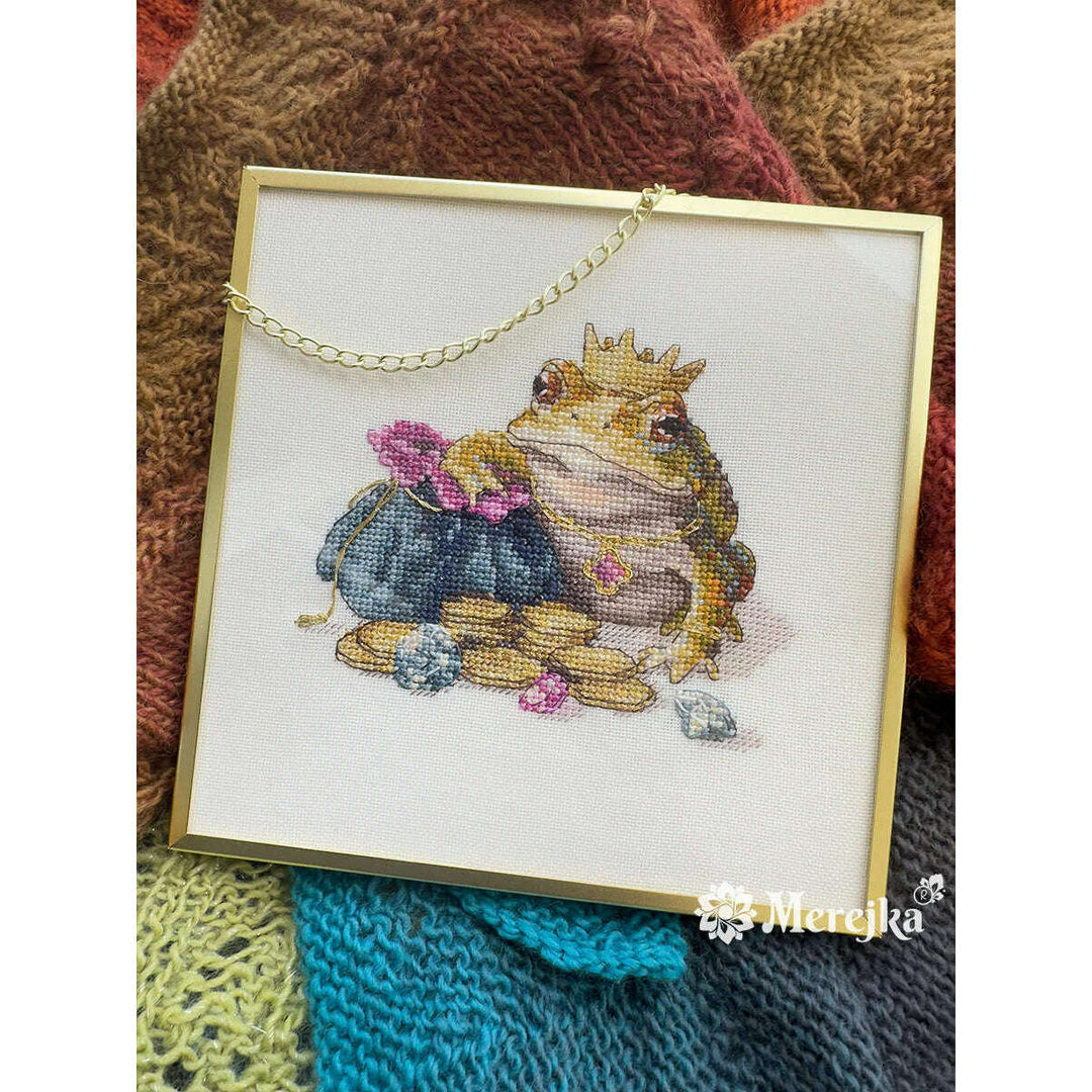 Golden Toad K-280A Counted Cross-Stitch Kit