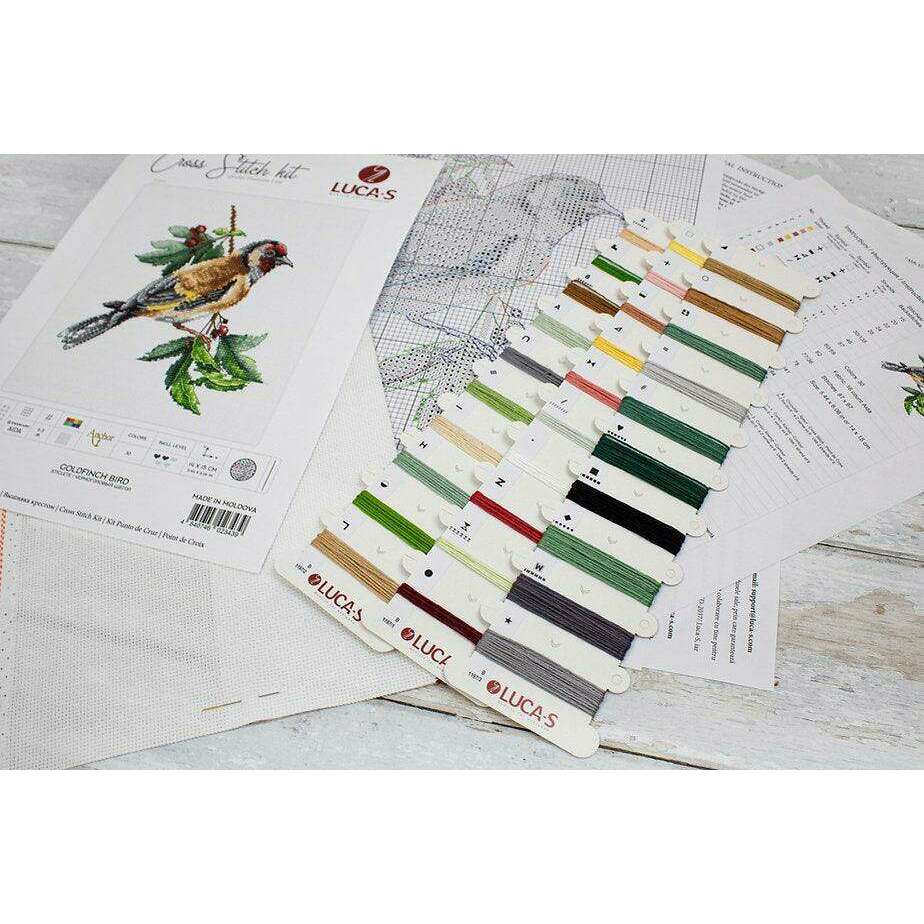 Goldfinch Bird B1197L Counted Cross-Stitch Kit