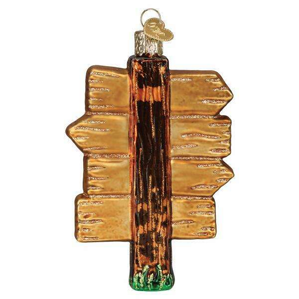 Old World Christmas Gone Camping Blown Glass Ornament
