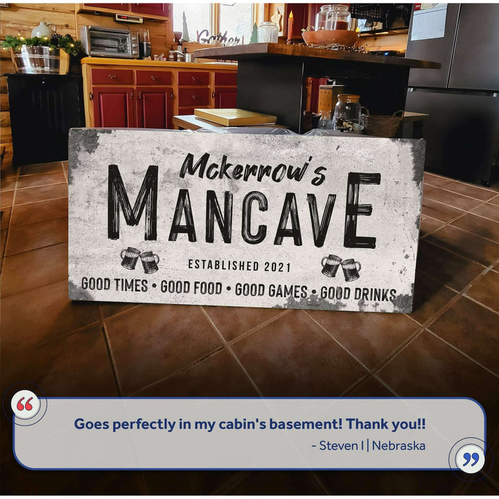 Good Times Man Cave Sign III