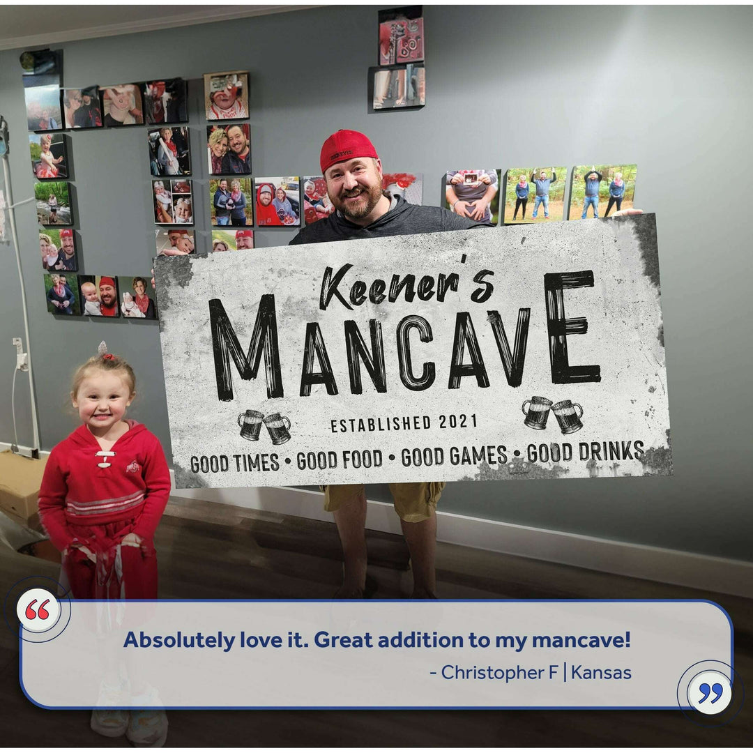 Good Times Man Cave Sign III