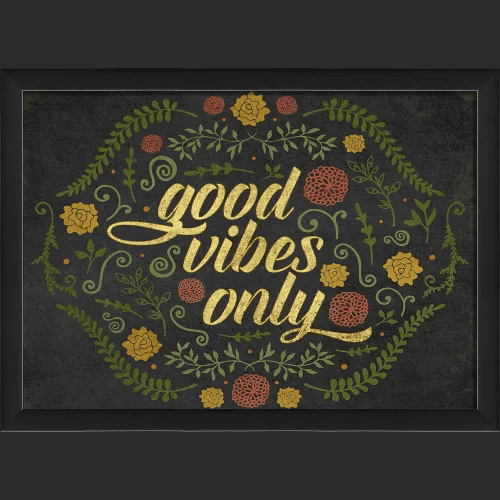Good Vibes Only Wall Art - Quirks!