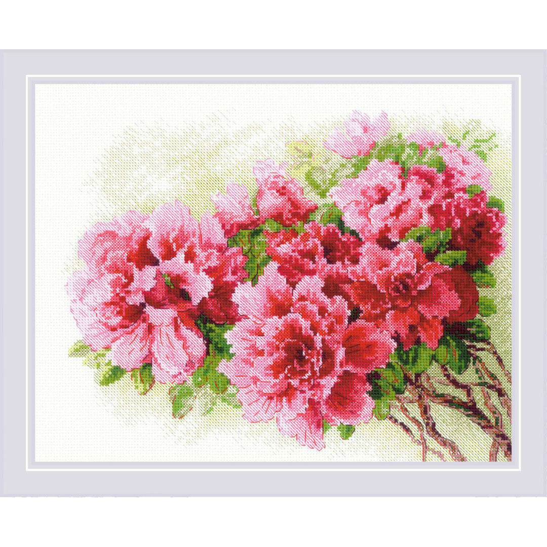 Gorgeous Azalea R2258 Counted Cross Stitch Kit