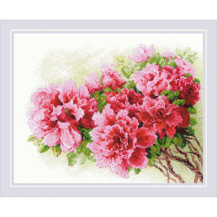 Gorgeous Azalea R2258 Counted Cross Stitch Kit