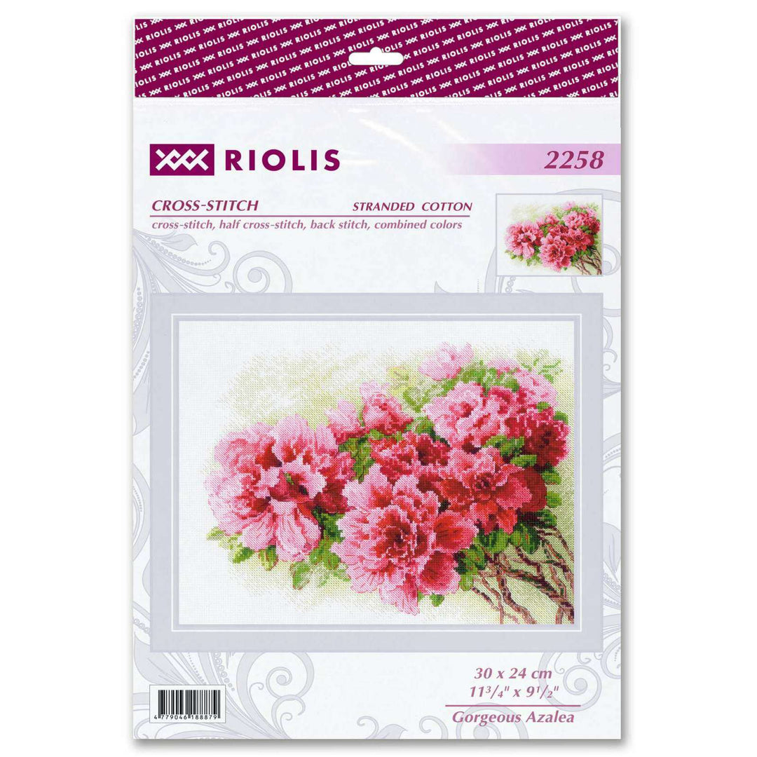 Gorgeous Azalea R2258 Counted Cross Stitch Kit