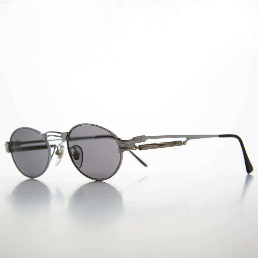 Goth Steampunk Victorian Oval Vintage Sunglass - Maxwell