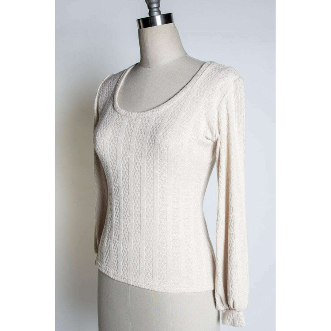 Grace Top - Pointelle, Ivory *sale