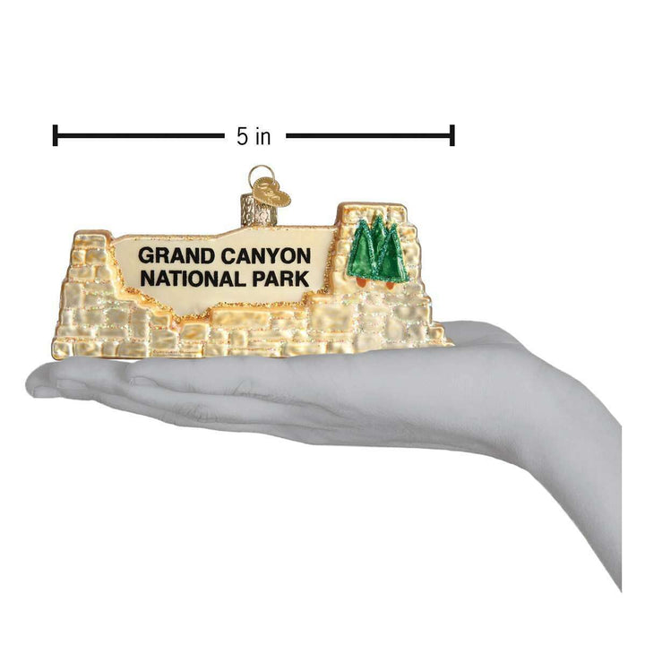 Old World Christmas Grand Canyon National Park Blown Glass Ornament