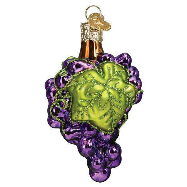 Old World Christmas Grapes Blown Glass Ornament