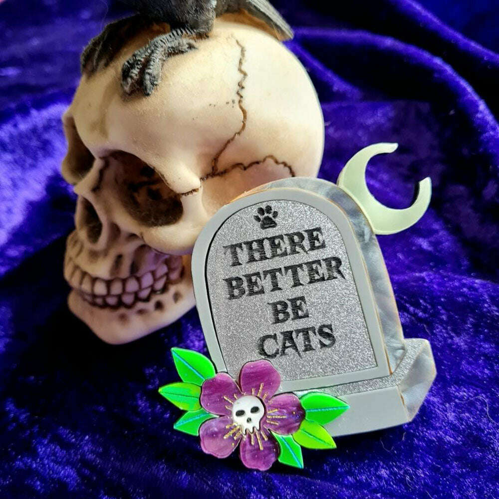 Gravestone Epitaph Necklace by Cherryloco Jewellery 4