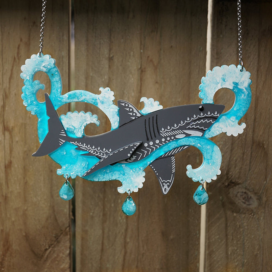 Great White Necklace by Lost Kiwi Designs 
