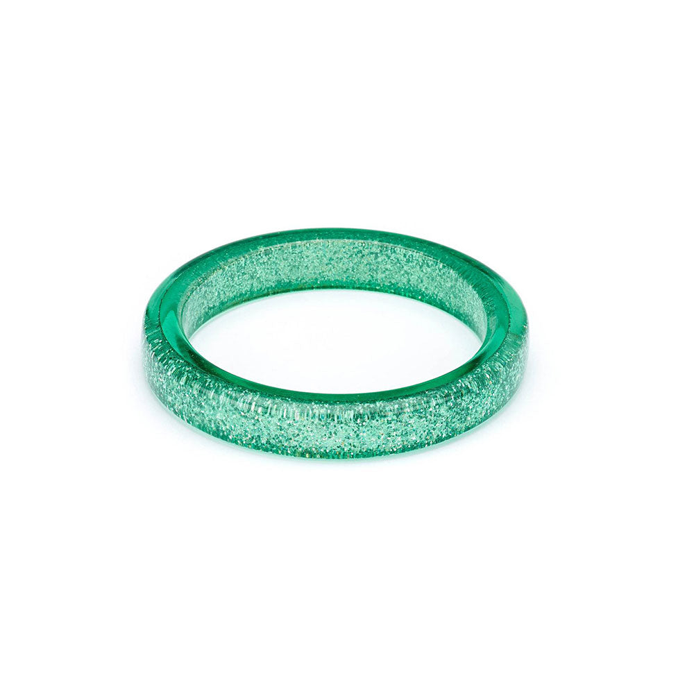 Green Lagoon Glitter Bangle by Splendette image