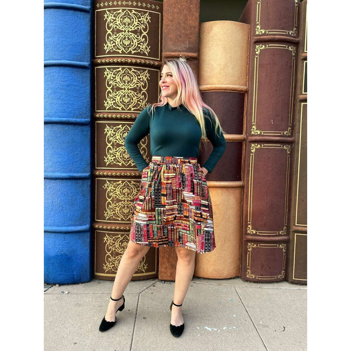 Green Mock Neck Top