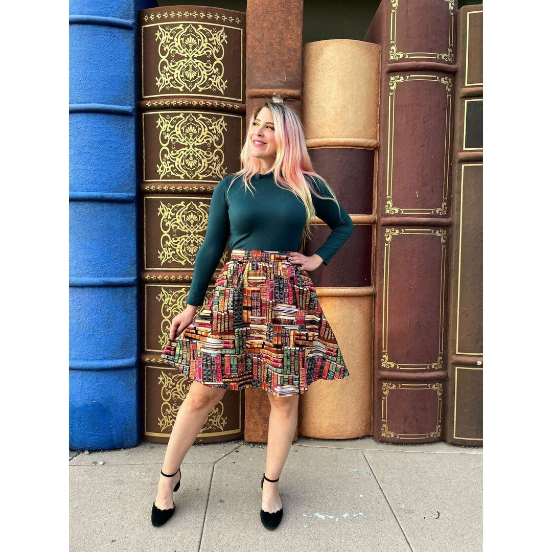 Green Mock Neck Top