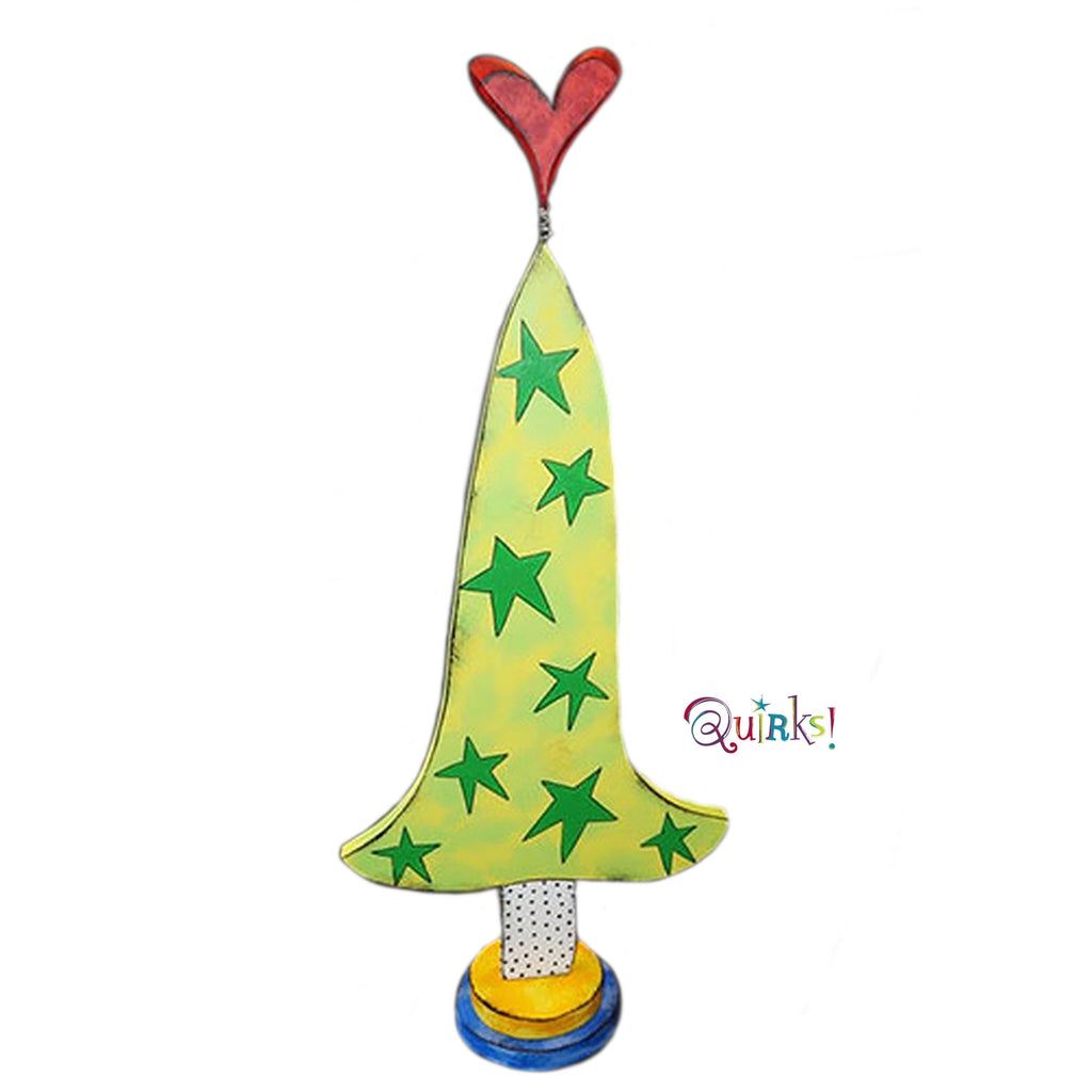 Green Star Standing Tree by Tra Art Studio - Quirks!