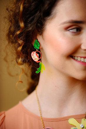 Green Tea Earrings by LaliBlue - Quirks!
