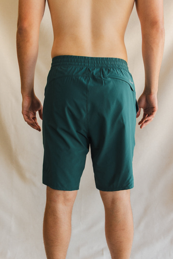 The Green Way | Green Deck Stripe Ball Hammock® 9 Inch Athletic Shorts